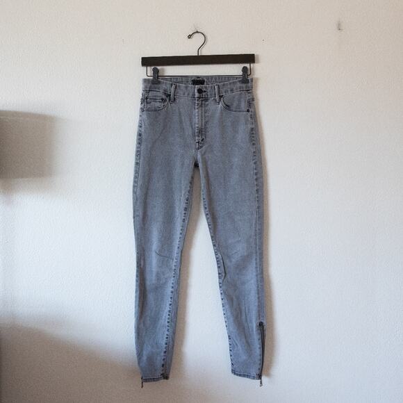 Mother The Looker High Waisted Zipper Jeans - Picture 1 of 6